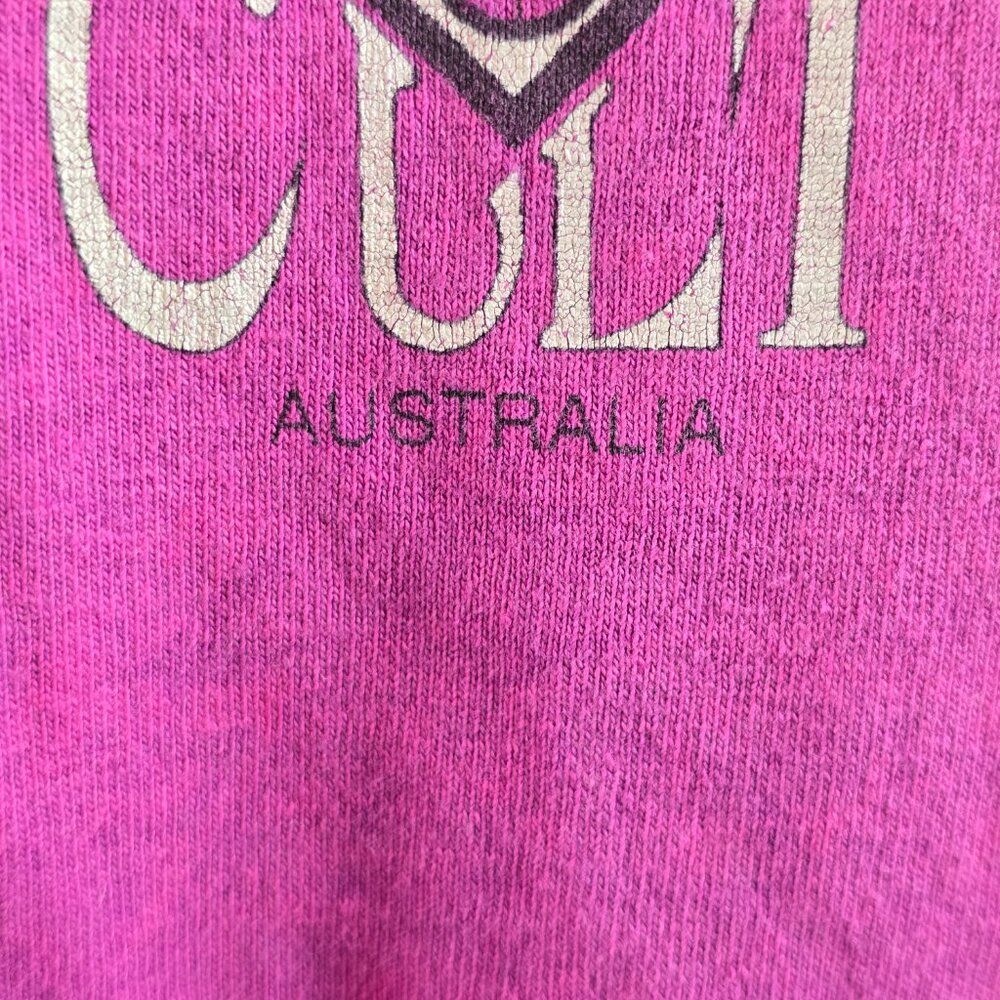 Surf Cult T Shirt Mens Large Purple Australia Graphic Vintage Surf Single Stitch - Picture 4 of 11